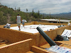Day 1 roof membrane install 6/11