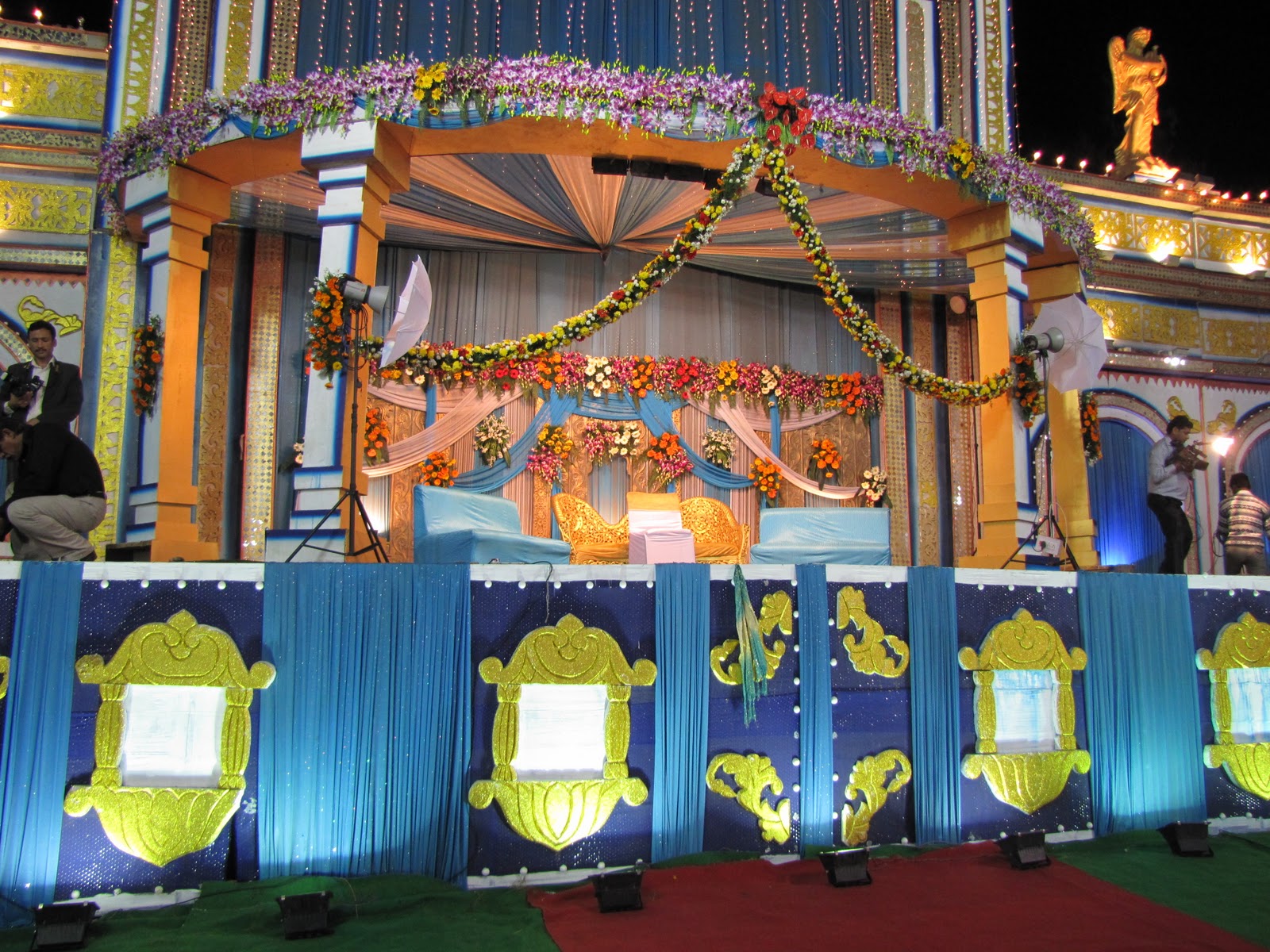 indian wedding stage