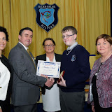 at the Mulroy College Senior Prize Giving.  Photo:- Clive Wasson