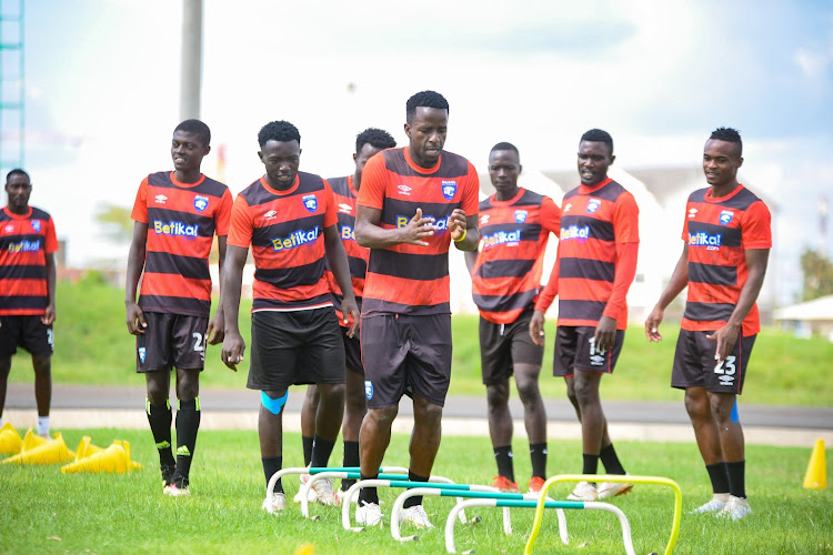 AFC Leopards players during training