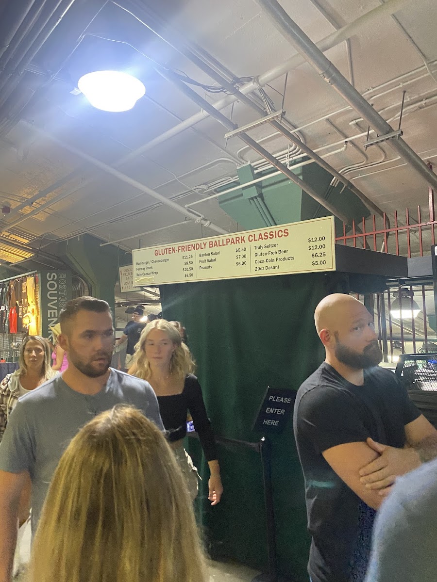 Gluten-Free at Fenway Park