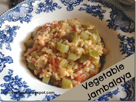 Vegetable Jambalaya - The Cozy Nook