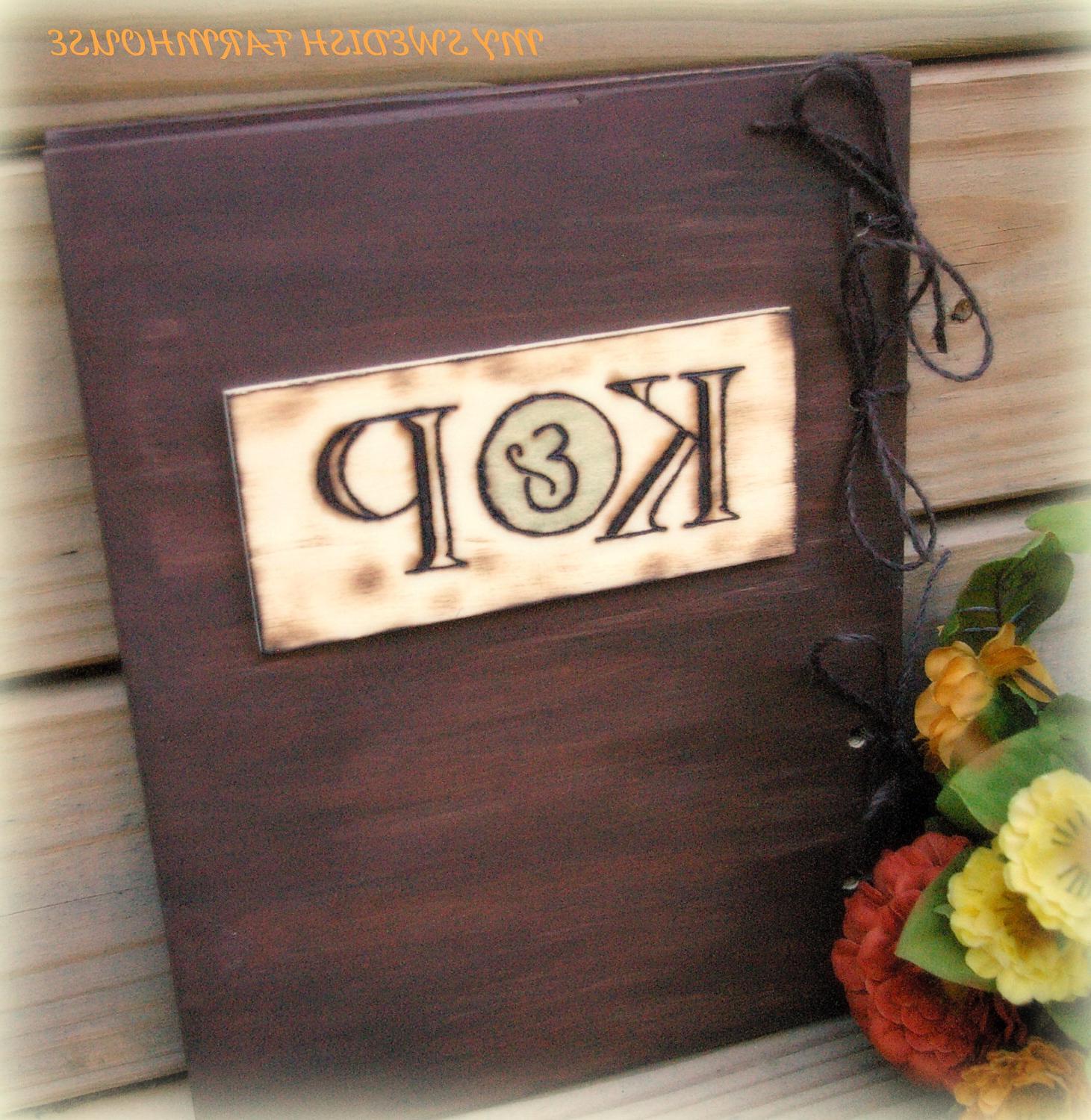 Guest Book Rustic Winter Wedding 9 X 12 Custom You Pick the Color and