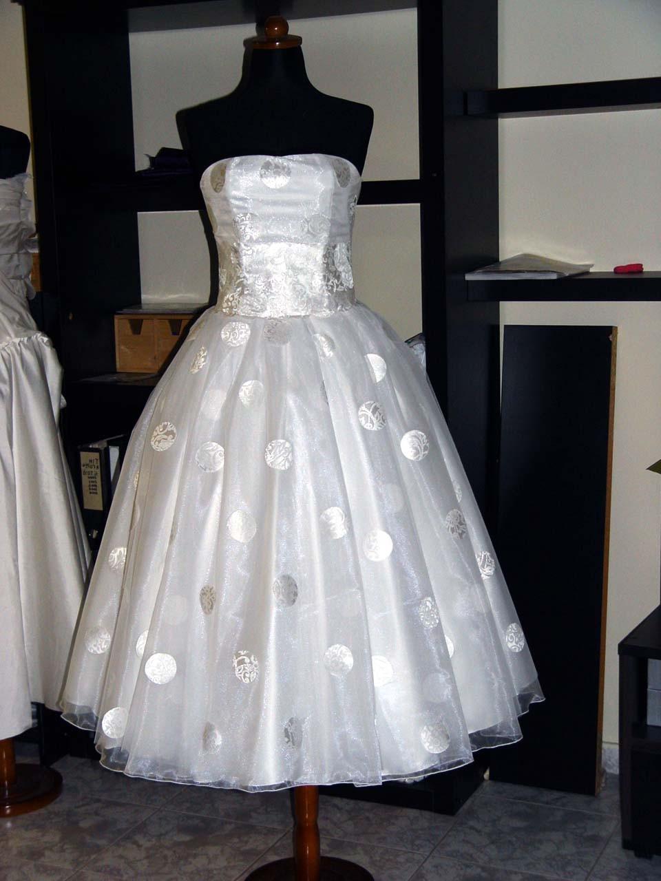 Polka Dot Wedding Dress