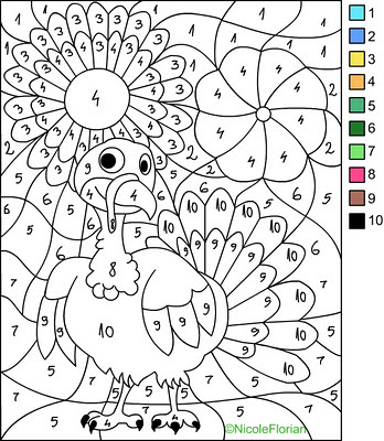 2 Pack Assorted Color By Numbers Coloring Books