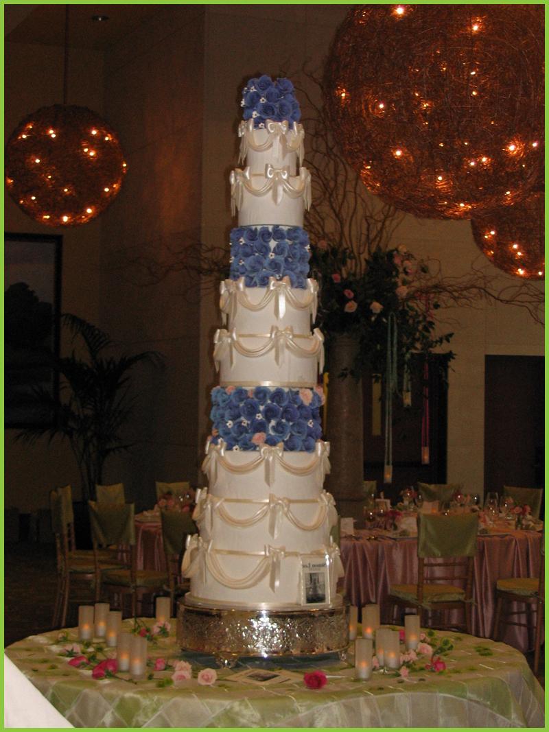 This wedding cake was hosted