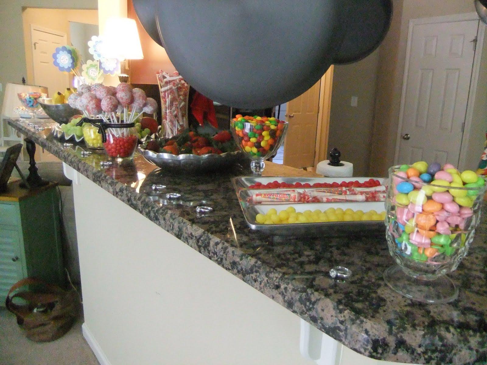 Loved this little candy buffet