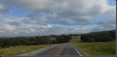 riding north on 1376 towards Luckenbach