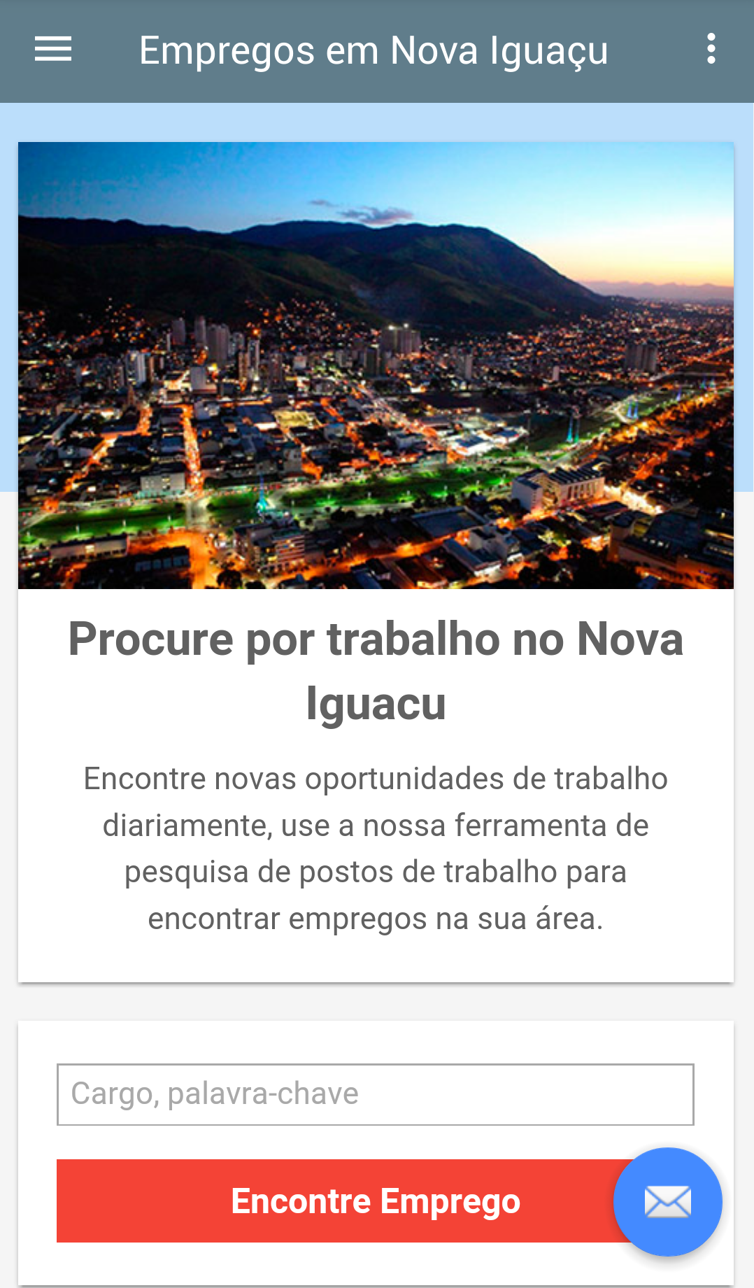 Android application Empregos em Nova Iguaçu screenshort