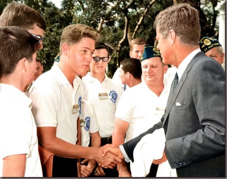 JFK e Bill Clinton