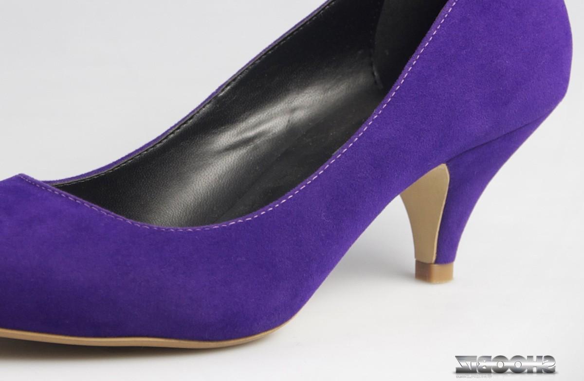 Ava, Purple Suede by ShooBiz