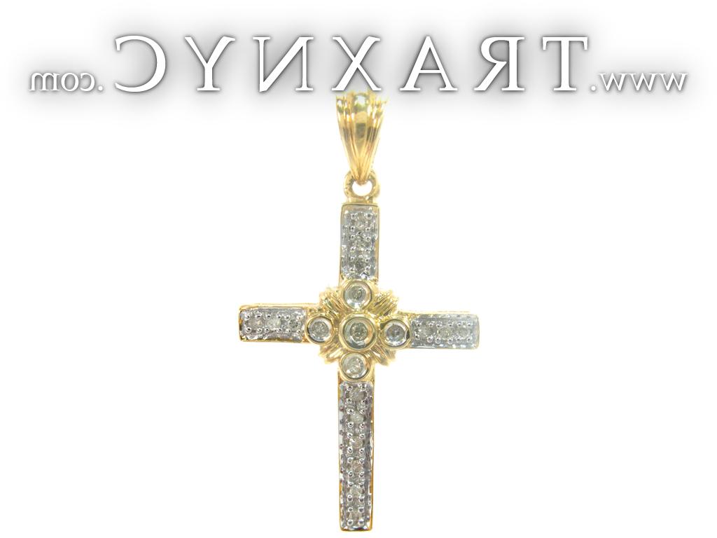 Silver Diamond Cross 27442