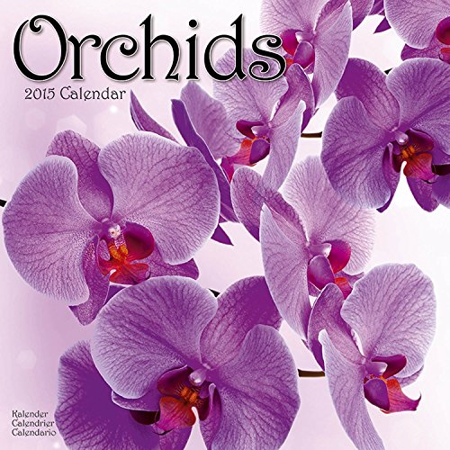 Premium Books - Orchids Calendar - 2015 Wall calendars - Garden Calendars - Flower Calendar - Monthly Wall Calendar by Avonside