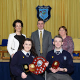 at the Mulroy College Senior Prize Giving.  Photo:- Clive Wasson