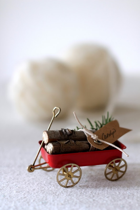 Vintage Wagon & Log Place Cards by homework (carolynshomework (7)