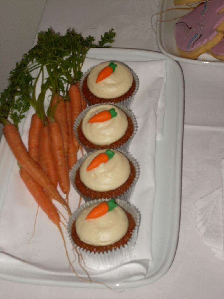 Carrot cake cupcakes!