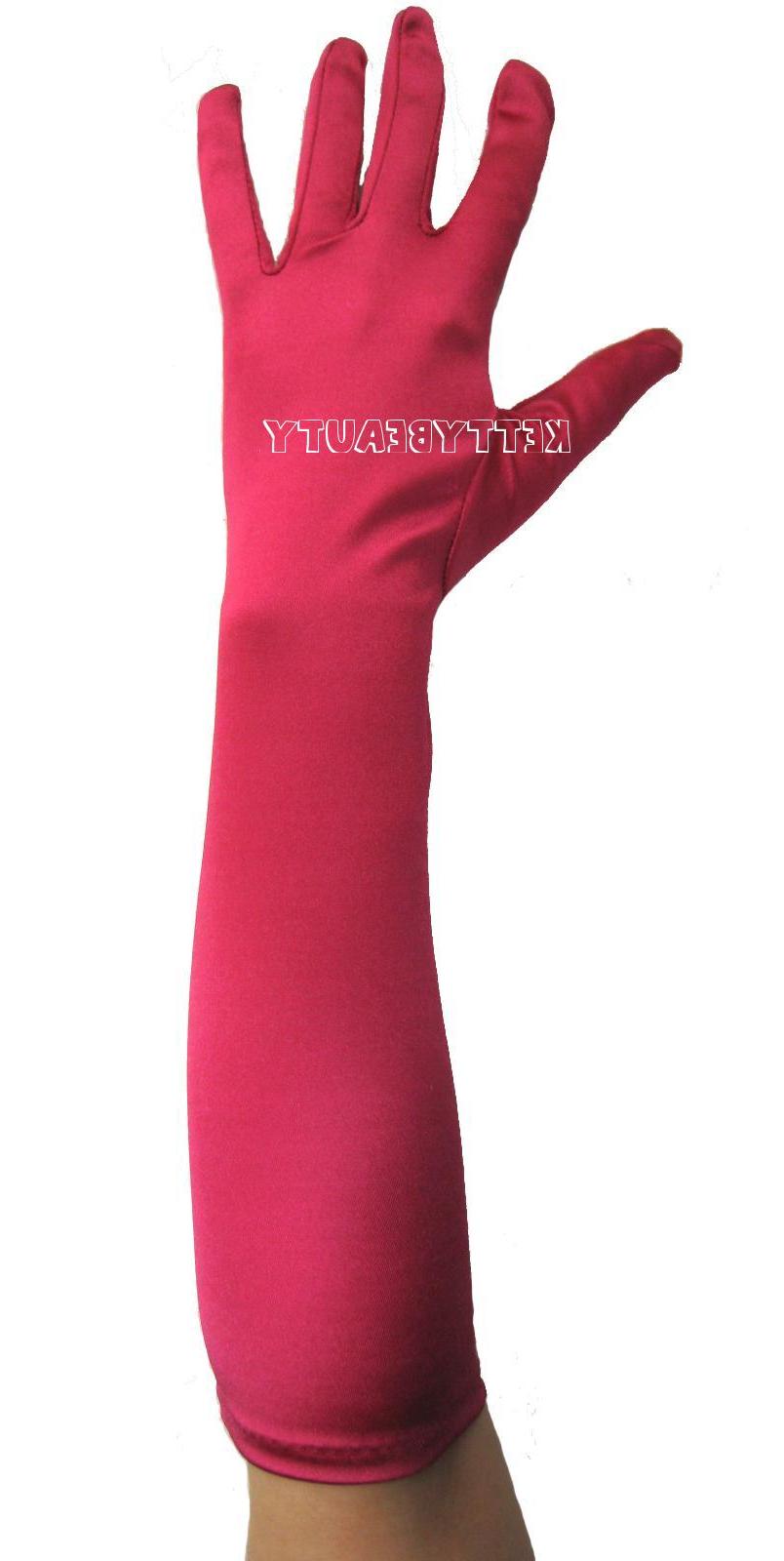 Hot Pink Stretchy Satin