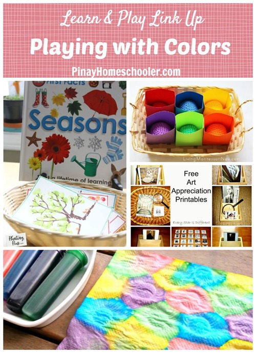 Playing with Colors and {Learn & Play Link Up #3}