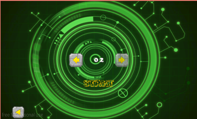 Android application Incredible Green Hero screenshort