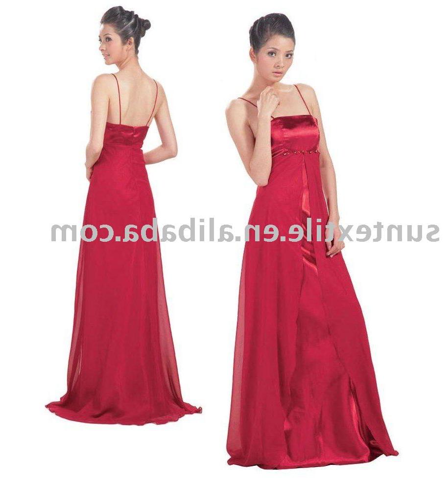 red bridal wedding dress