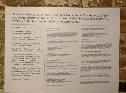 Non-Profit Organization «The Lesbian, Gay, Bisexual & Transgender Community Center», reviews and photos, 208 W 13th St, New York, NY 10011, USA