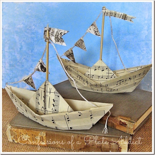 CONFESSIONS OF A PLATE ADDICT Sheet Music Sailboats