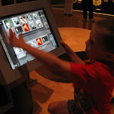Bryan checking out info on country music in the Country Music Hall of Fame in Nashville TN 09042011