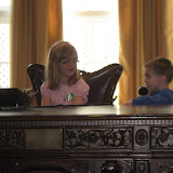 Hannah and Bryan in the presidential room in the Magic House in St Louis 03202011