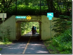 Under the road