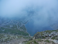 Hoch zum Colle del Nivolet.
Blick zurück auf den Lago Agnel.