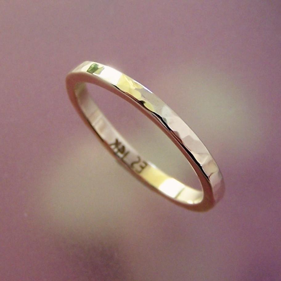 Recycled 14k Gold Wedding Band