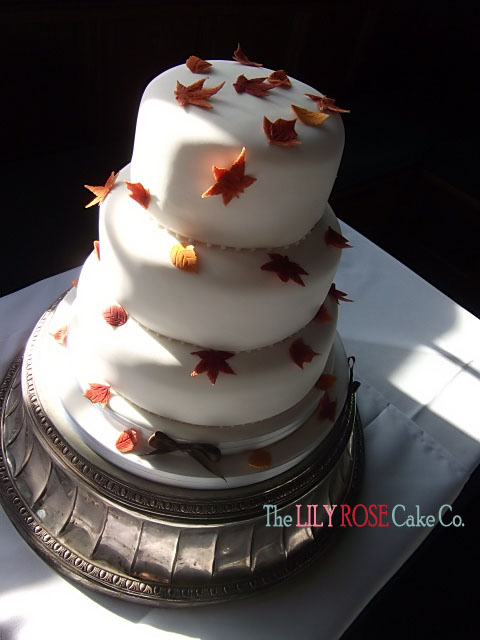 Autumn Wedding Cake Autumn Wedding Cake