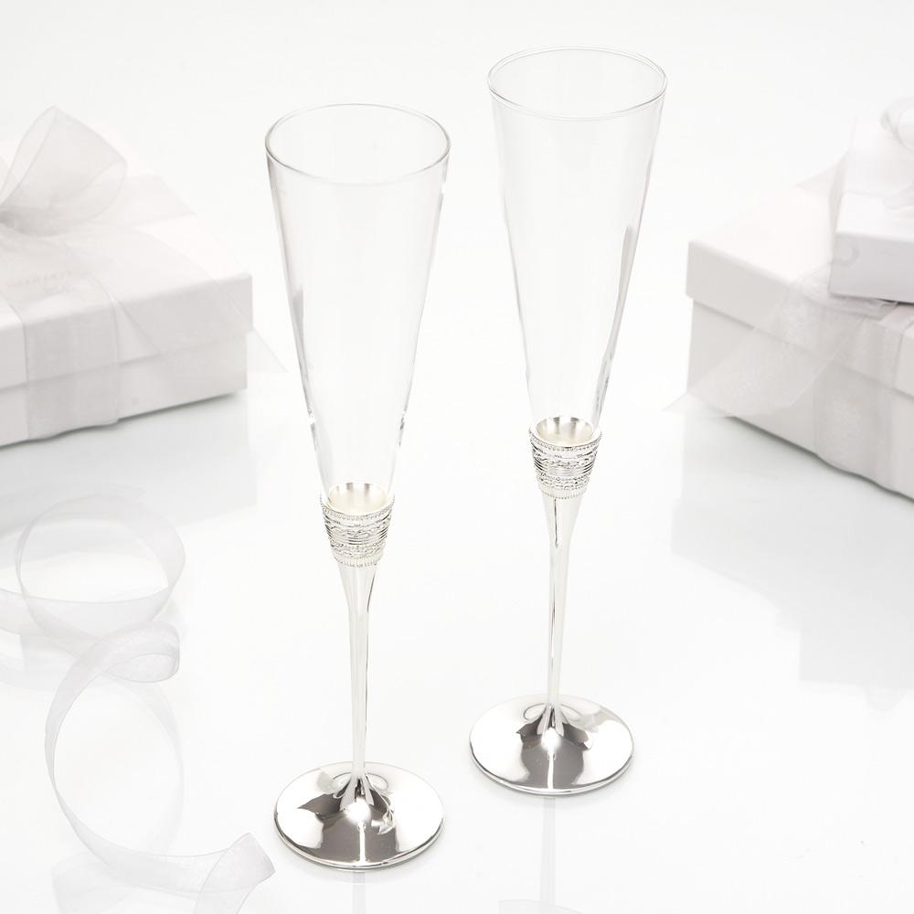 wedding toasting flutes uk