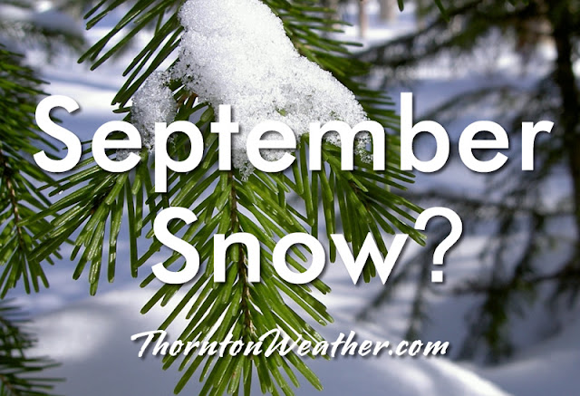 September snow in Denver?  Possible and not at all unusual.