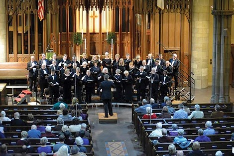 Photo 2 - Allen Artz creates music with the Crescent Choral Society in beautiful Crescent Ave Ch