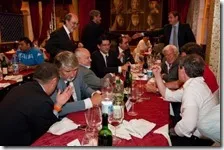 Poletti a cena con un Casamonica