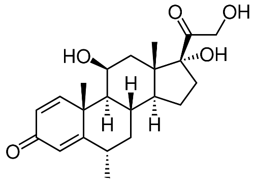 Structure Of Methylprednisolone