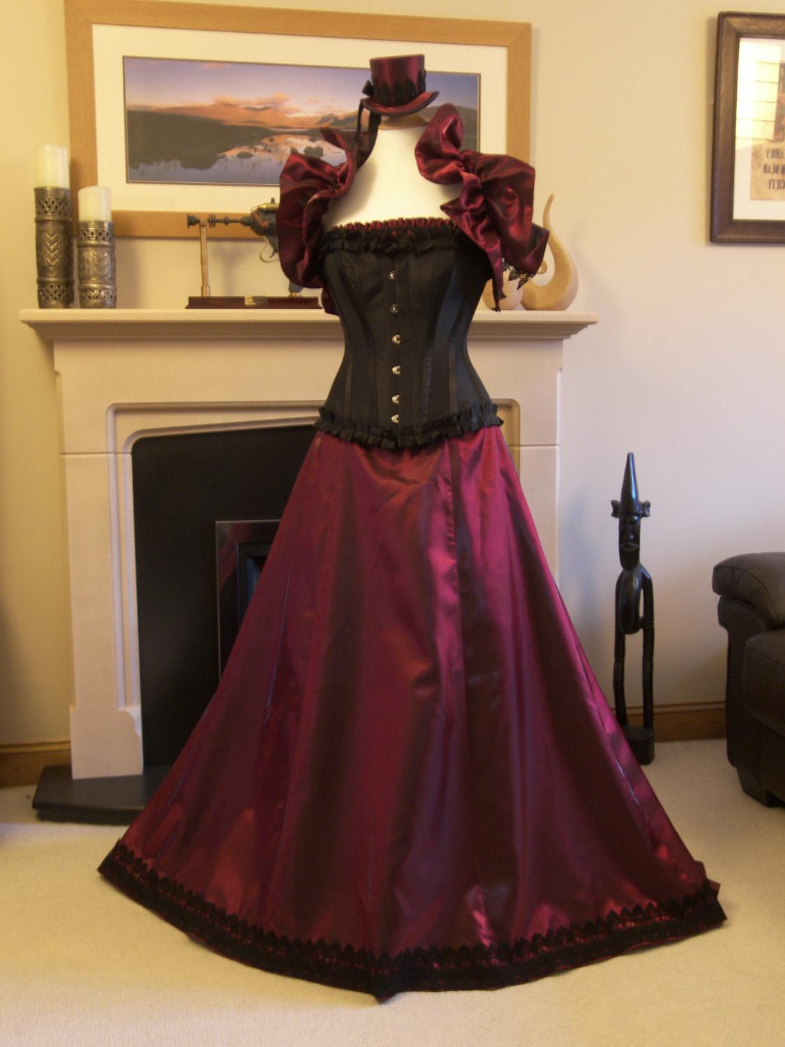 steampunk ball gown