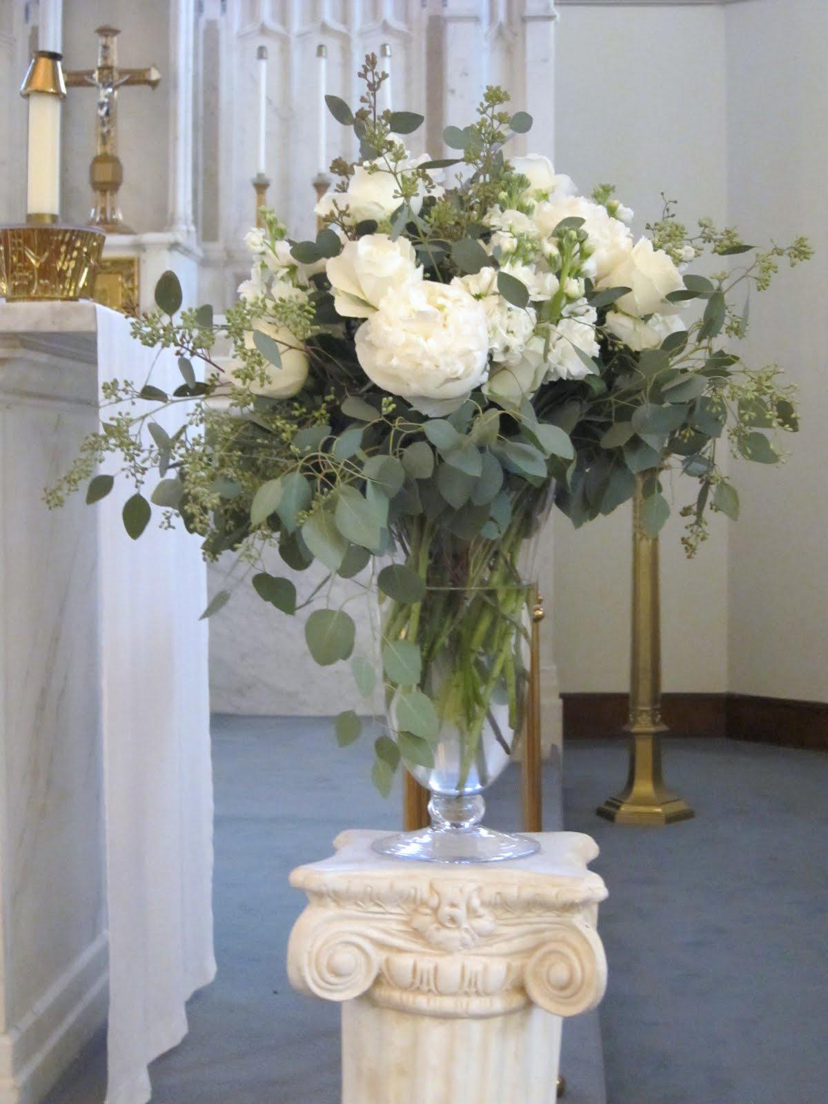 white carnation wreaths