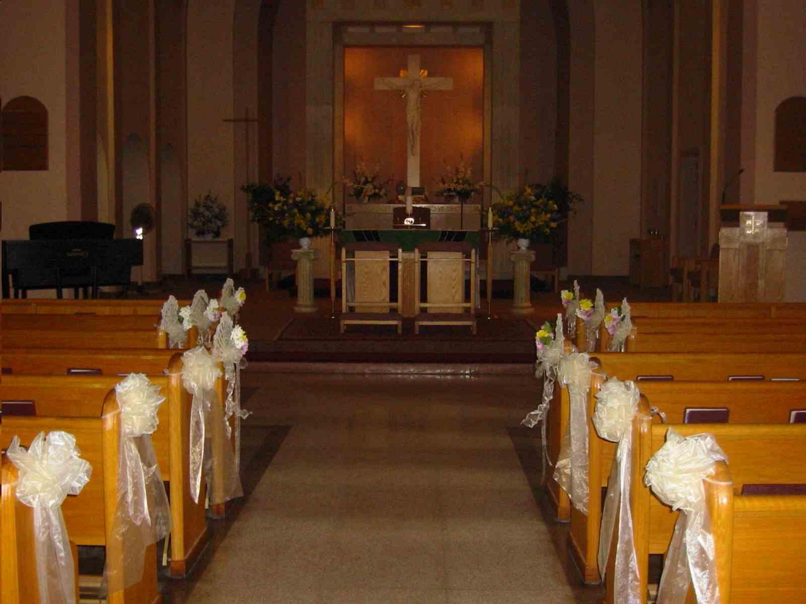 Church Wedding Decorations