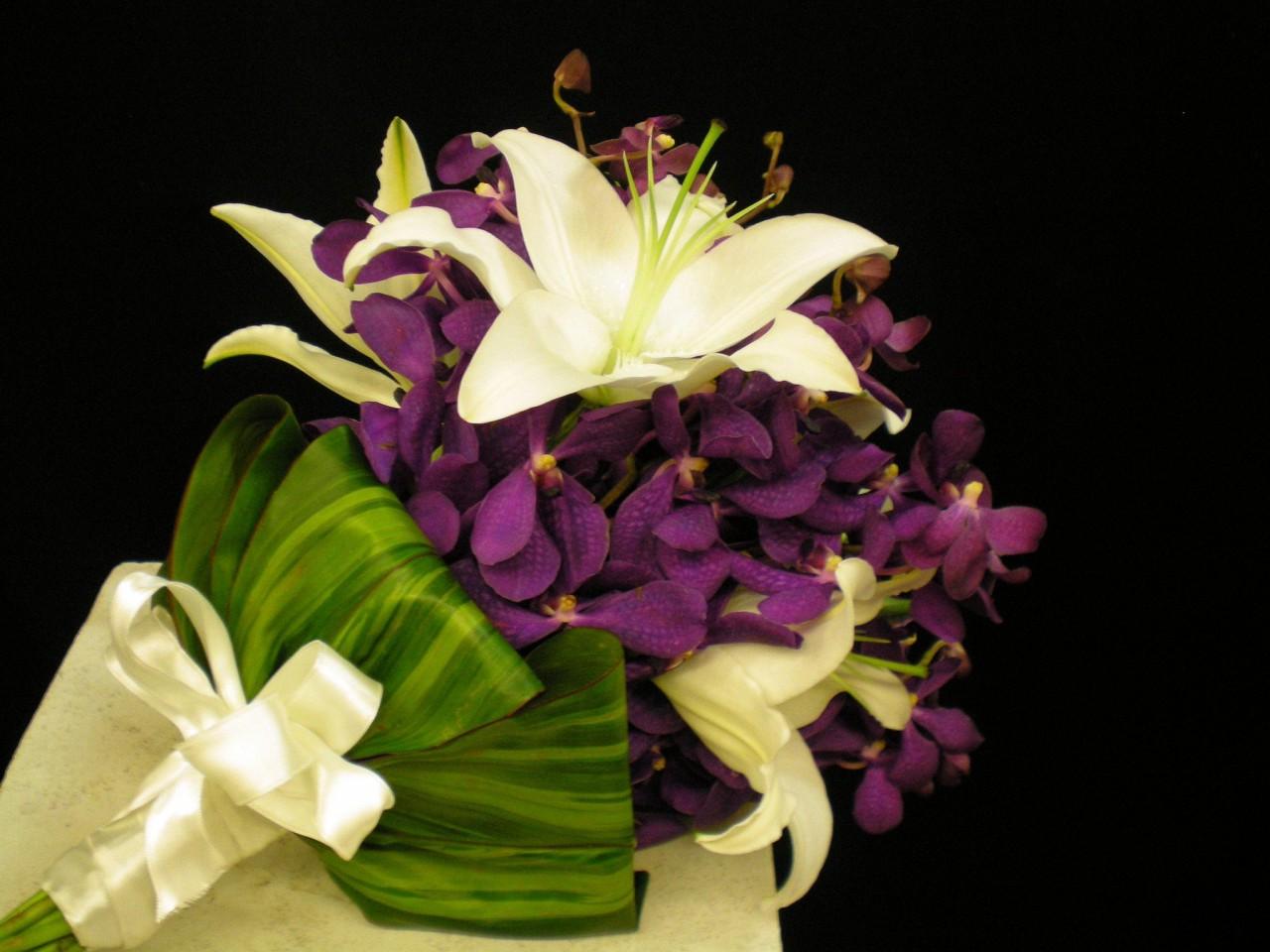 Wedding Bouquet - Orchids and