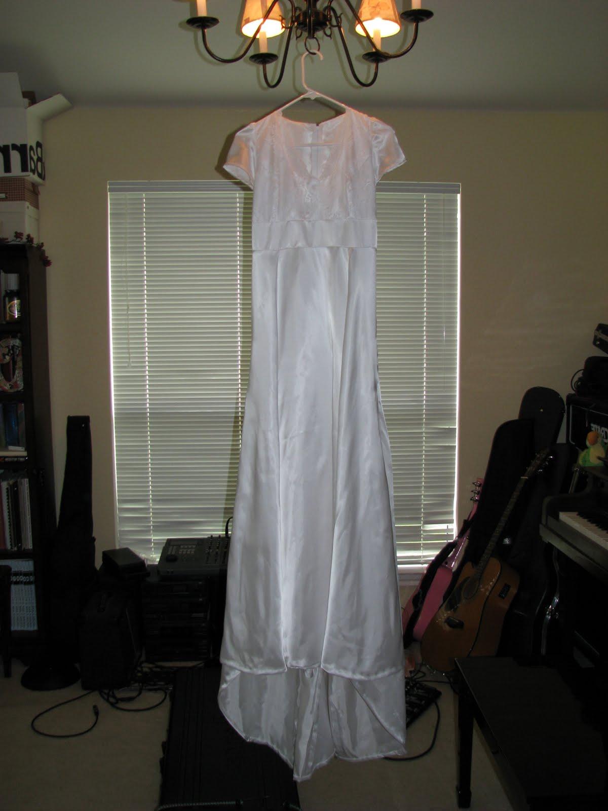 It was my first wedding dress.