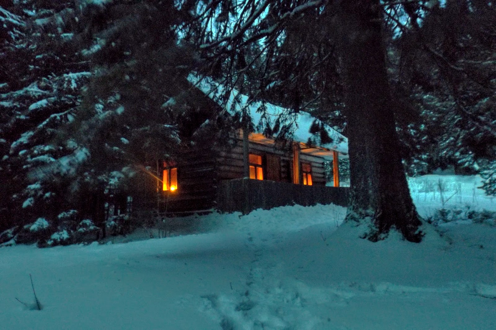 Туристичний притулок, мисливський будиночок в сідлі гір Молода та Яйко Перегінське