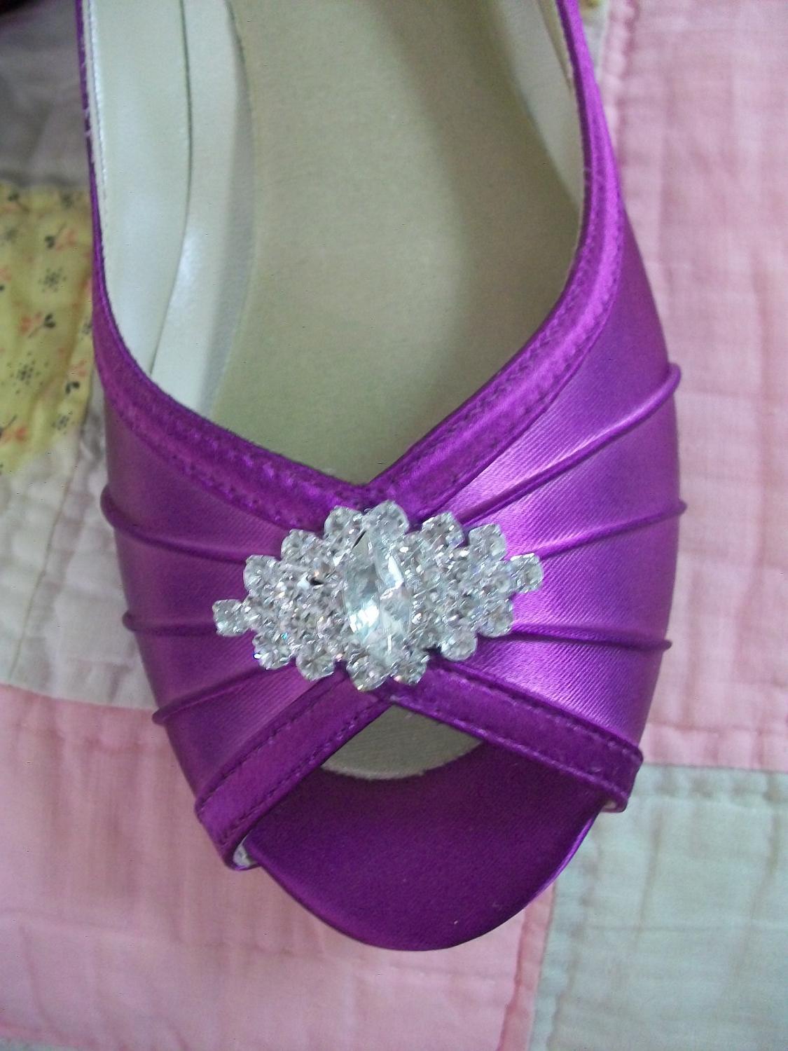 One Inch Wedge Wedding Shoes