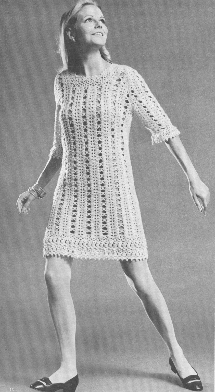 Vintage 1960s Crochet Lace