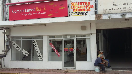 Banco Compartamos Panuco, Centro, Benito Juárez 108, Centro, 93990 Pánuco, Ver., México, Banco o cajero automático | ZAC