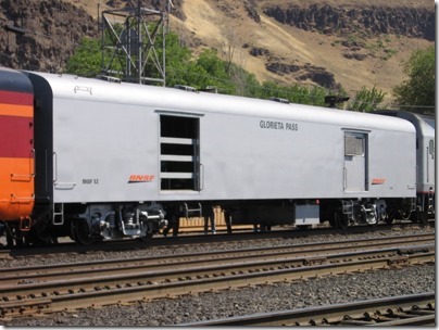 IMG_7778 BNSF Baggage-Power Car #52 'Glorieta Pass' in Wishram, Washington on July 3, 2009