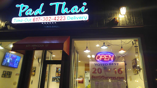 Thai Restaurant «Pad Thai Restaurant», reviews and photos, 671 Hancock St, Quincy, MA 02170, USA