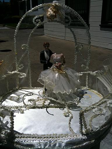 array of champagne glasses