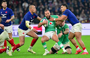 Gibson Park of Ireland in action during the Six Nations 2024 match against France at Orange Velodrome on February 2, 2024 in Marseille, France.